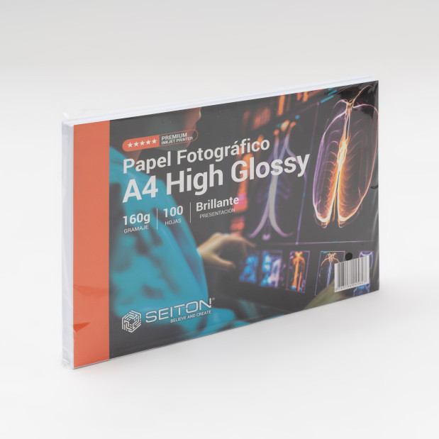 Papel Fotográfico A4 x 500 High Glossy Papel Fotográfico A4 x 500 High Glossy